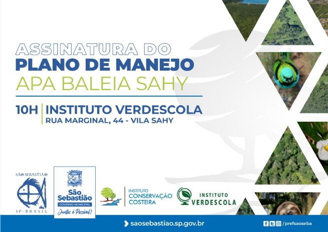 Prefeitura assina Plano de Manejo para Área de Proteção Ambiental Baleia Sahy