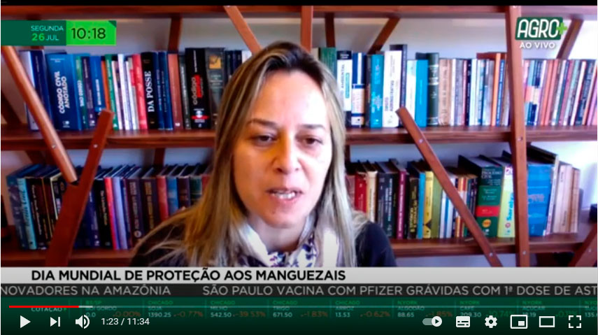 Entrevista ICC Canal Agro Mais - Dia de Proteção aos Manguezais - Julho/2021