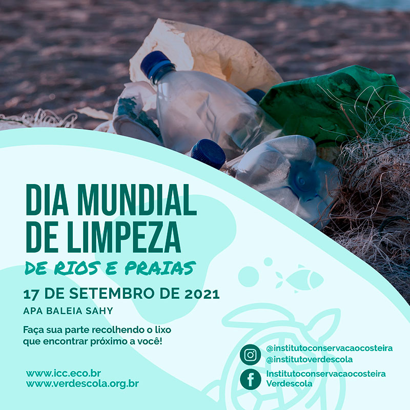 Dia Mundial de Limpeza de Rios e Praias 2021 - São Sebastião - ICC