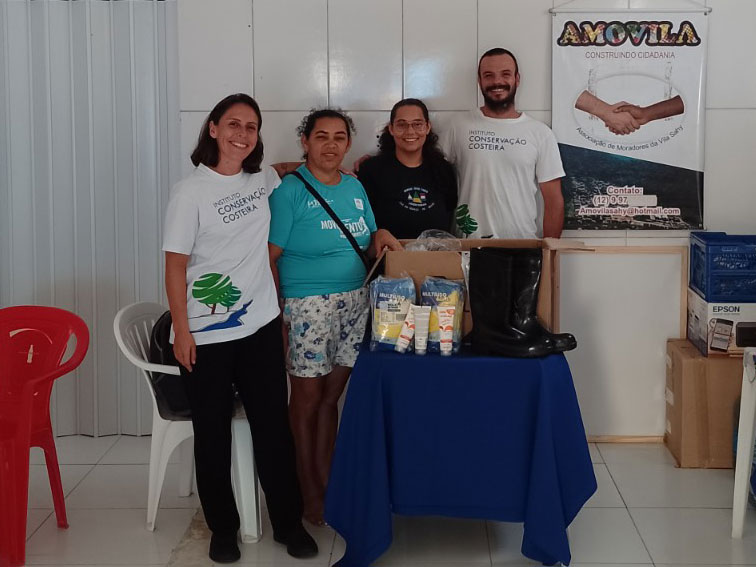 Entrega dos kits de EPI para comunidades da Vila Sahy e do Baleia Verde - ICC